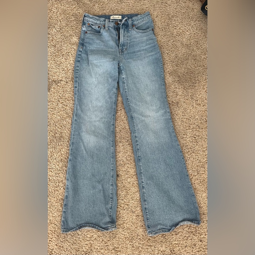 Madewell flared jeans